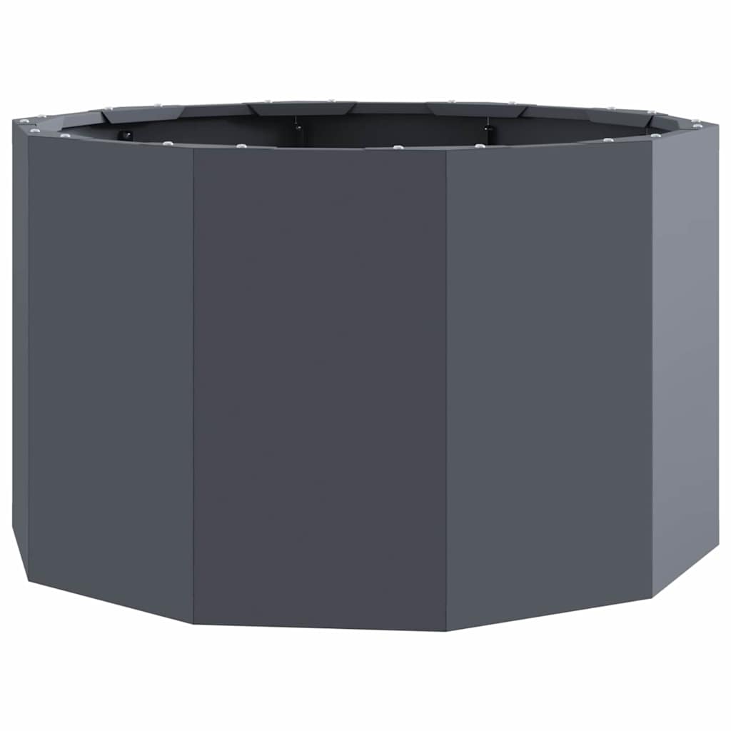 Vidaxx jardinière anthracite 60 x 60 x 35 cm acier