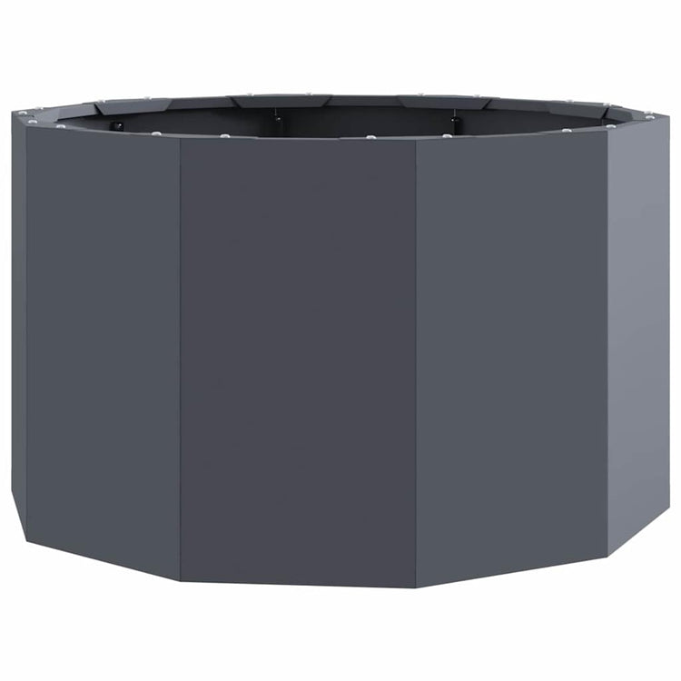 Vidaxx jardinière anthracite 60 x 60 x 35 cm acier