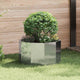 Vidaxx jardinière argent 60 x 60 x 35 cm en acier galvanisé