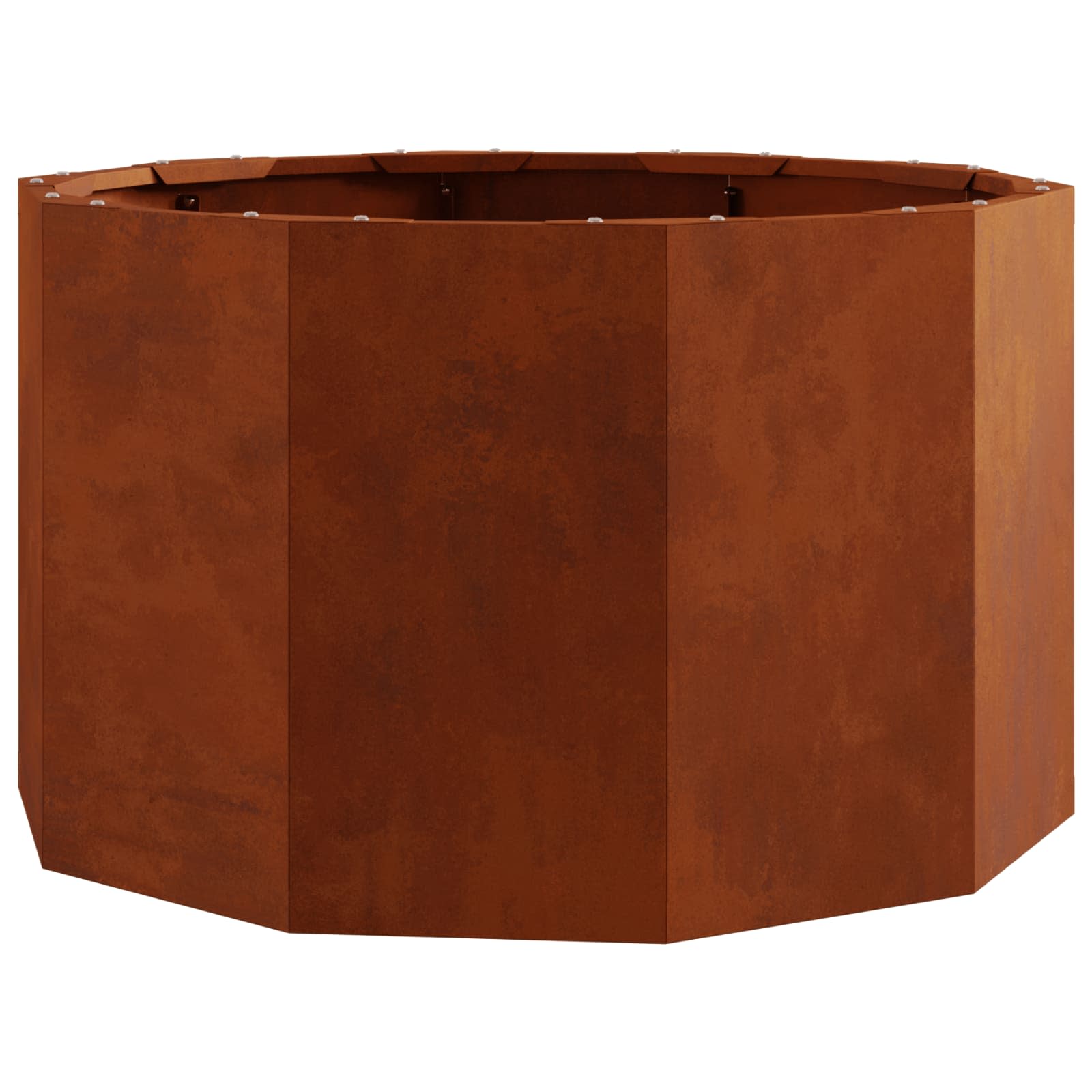 Vidaxl jardinière rouillé 60 x 60 x 35 cm acier corten