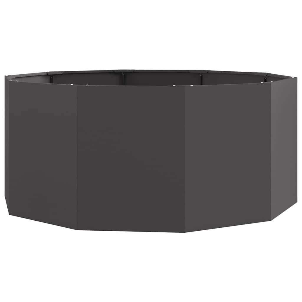 Vidaxx jardinière noir 120 x 120 x 50 cm acier