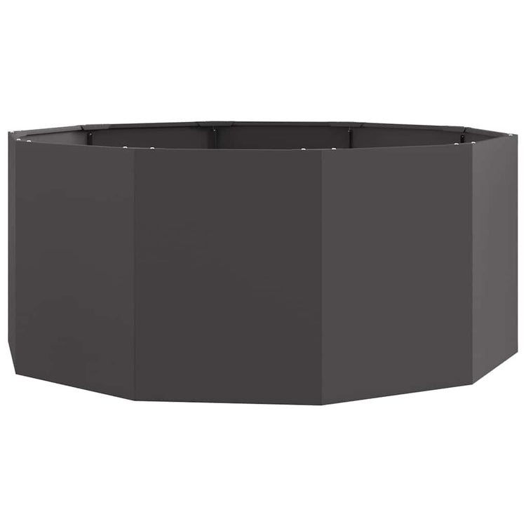 Vidaxx jardinière noir 120 x 120 x 50 cm acier