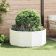 Vidaxx jardinière blanc 120 x 120 x 50 cm acier
