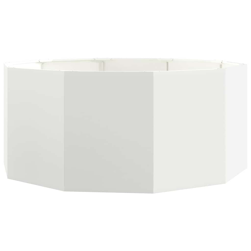 Vidaxx jardinière blanc 120 x 120 x 50 cm acier