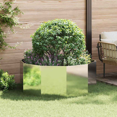 Vidaxx jardinière argent 120 x 120 x 50 cm en acier galvanisé
