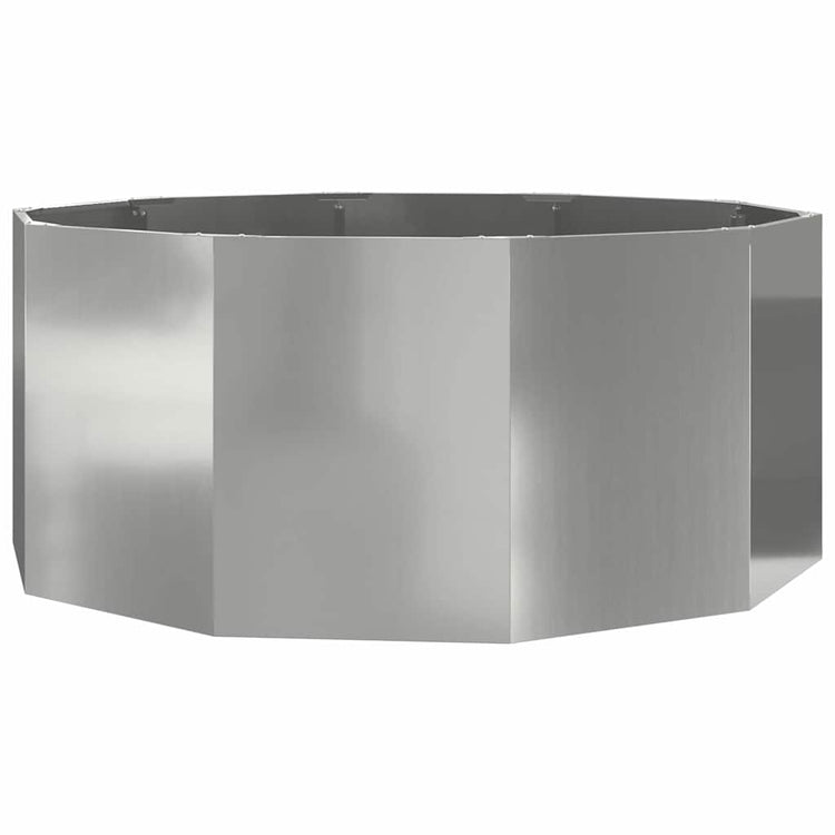 Vidaxx jardinière argent 120 x 120 x 50 cm en acier galvanisé