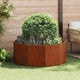 Vidaxx jardinière rouillé 120 x 120 x 50 cm acier corten