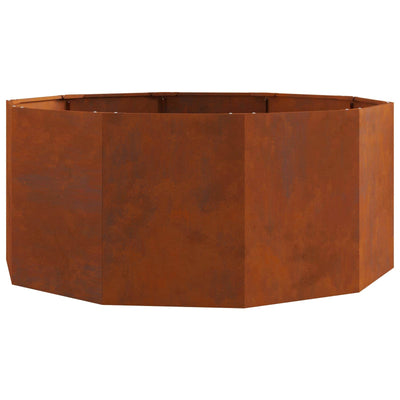 Vidaxx jardinière rouillé 120 x 120 x 50 cm acier corten
