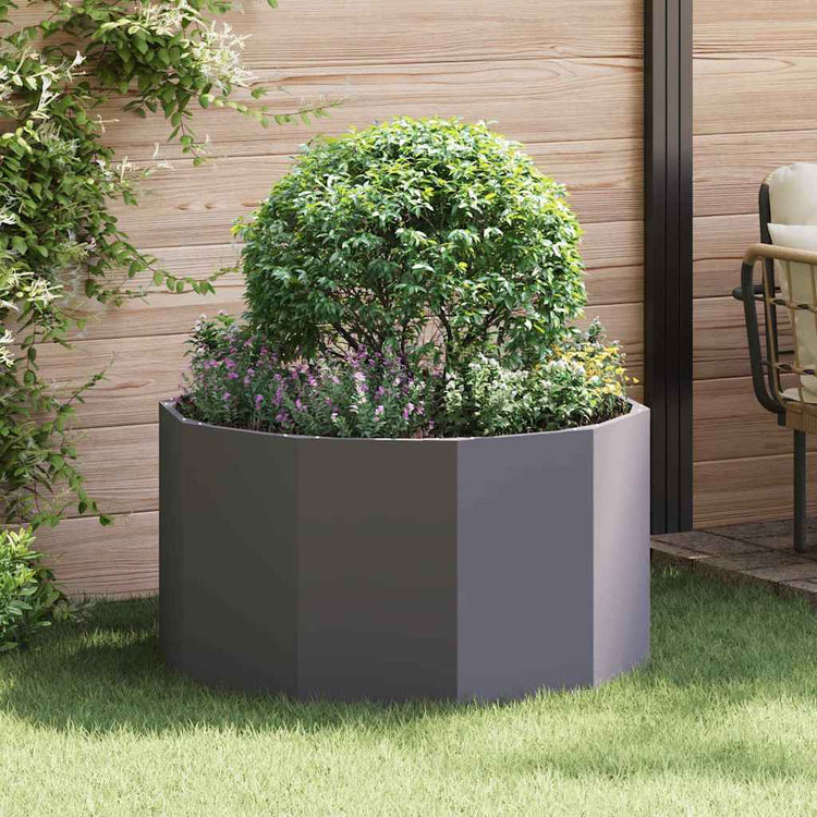 Vidaxx jardinière noir 90 x 90 x 50 cm acier