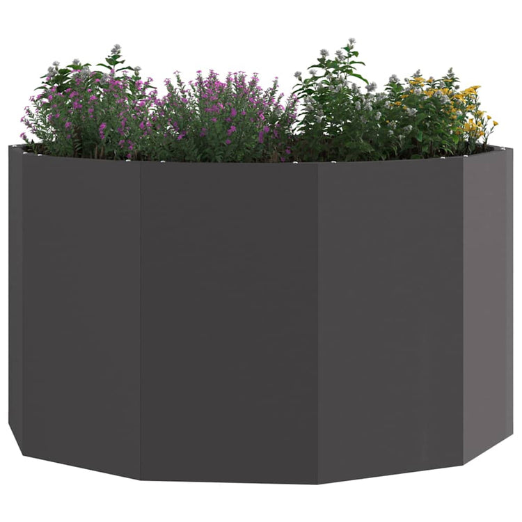 Vidaxx jardinière noir 90 x 90 x 50 cm acier