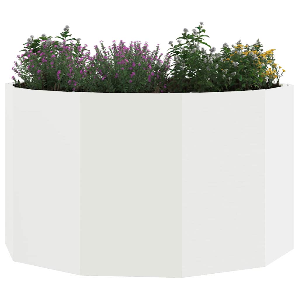 Vidaxx jardinière blanc 90 x 90 x 50 cm acier