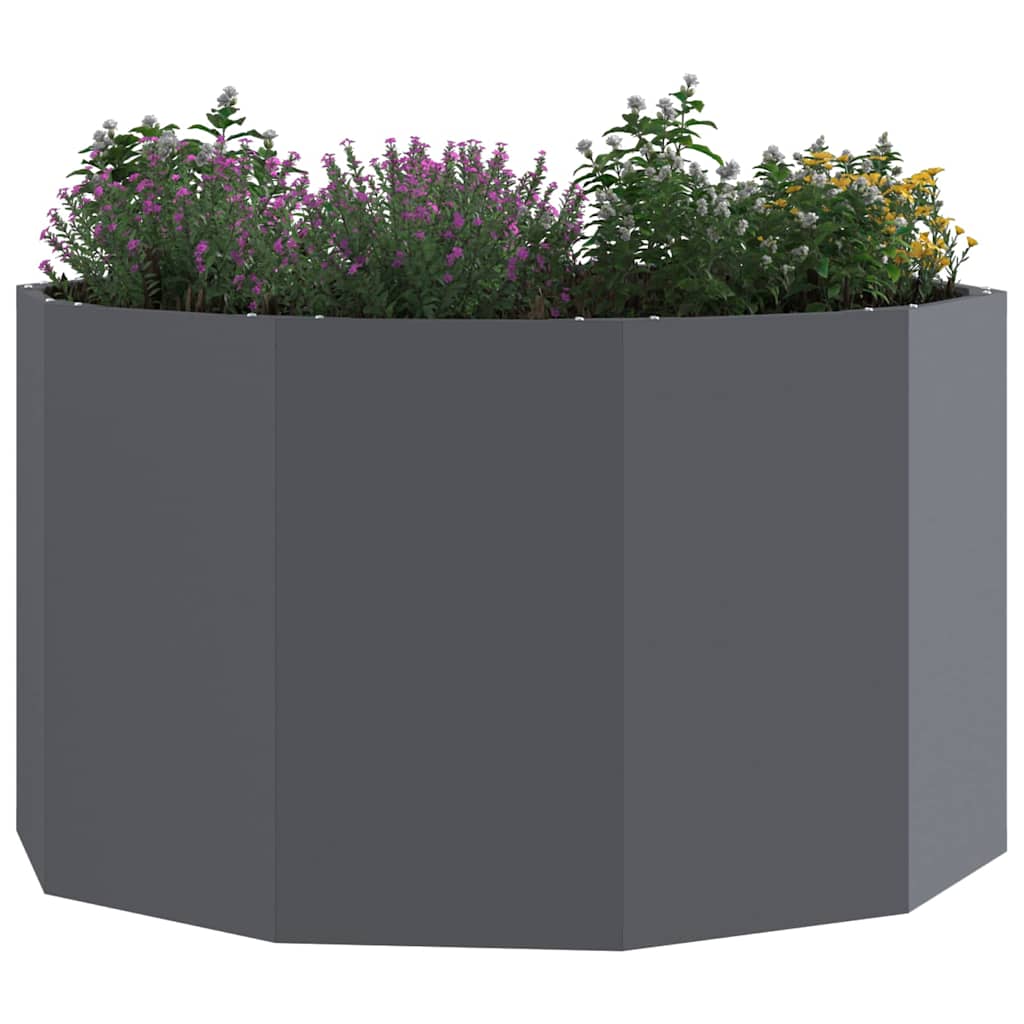 Vidaxx jardinière anthracite 90 x 90 x 50 cm acier