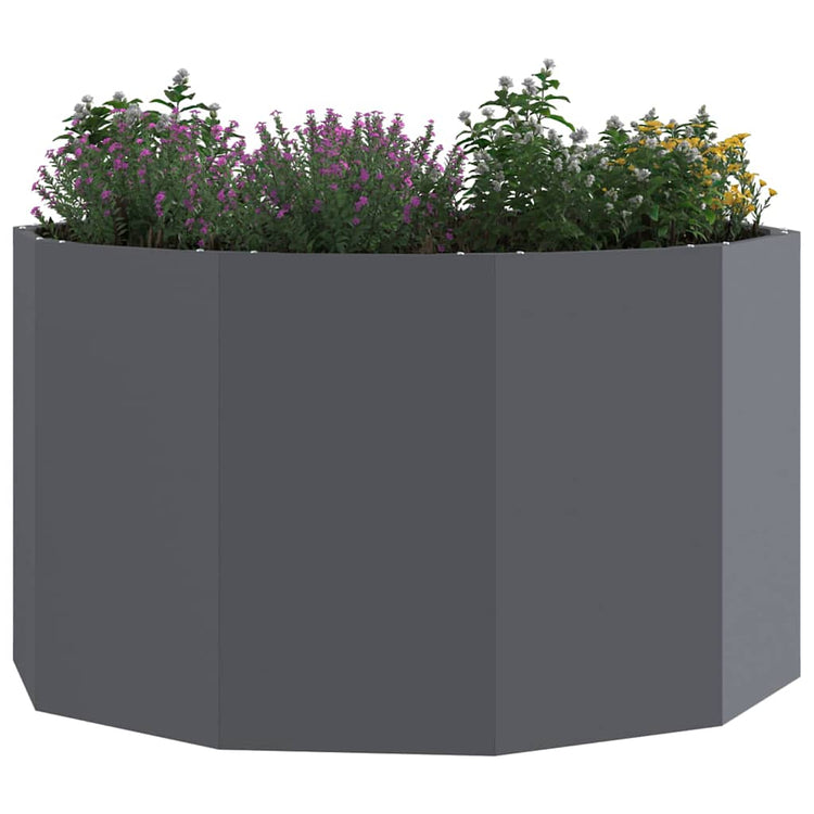 Vidaxx jardinière anthracite 90 x 90 x 50 cm acier
