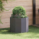 Vidaxx jardinière noir 60 x 60 x 50 cm acier