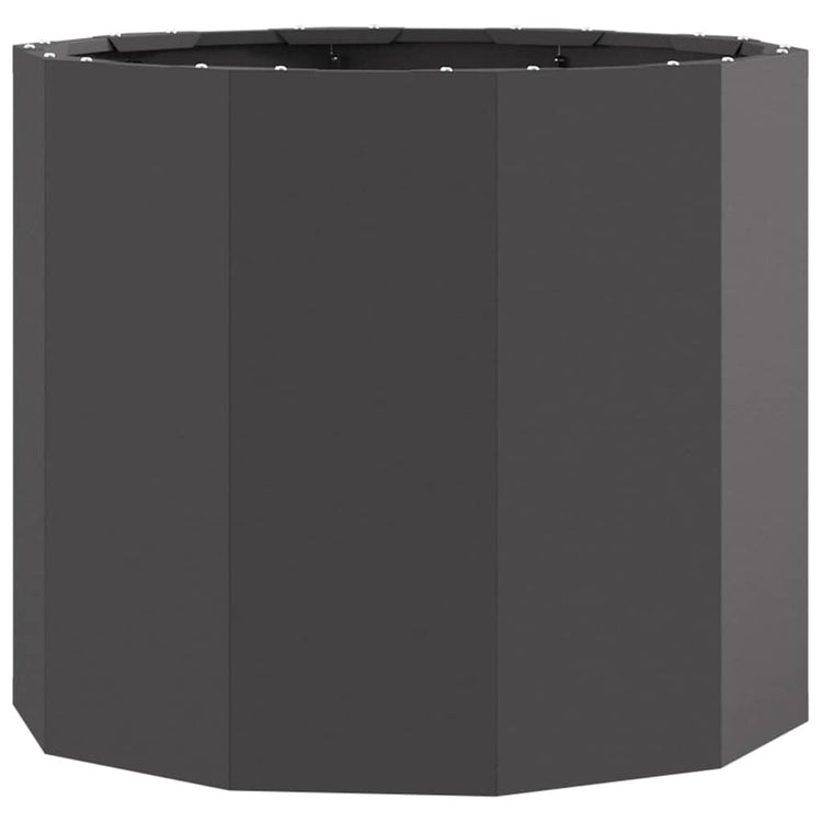 Vidaxx jardinière noir 60 x 60 x 50 cm acier