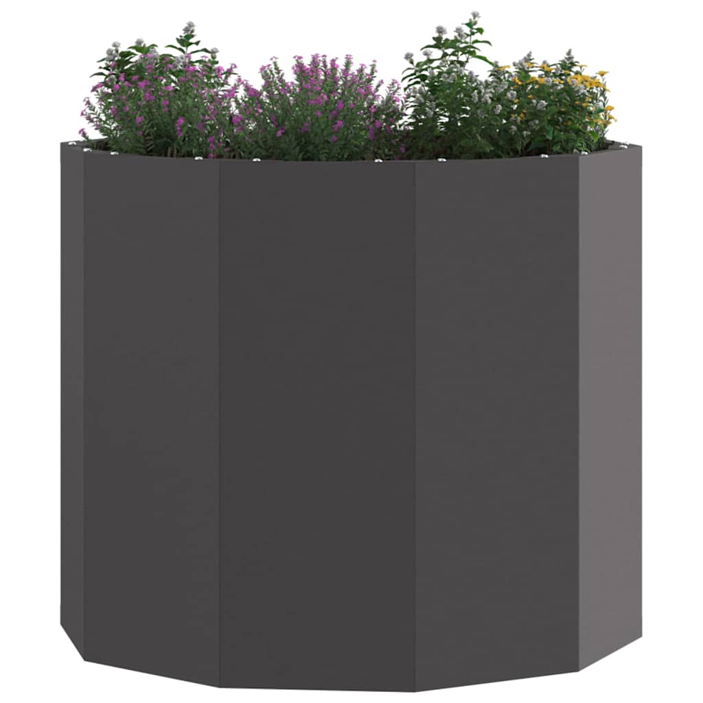 Vidaxx jardinière noir 60 x 60 x 50 cm acier