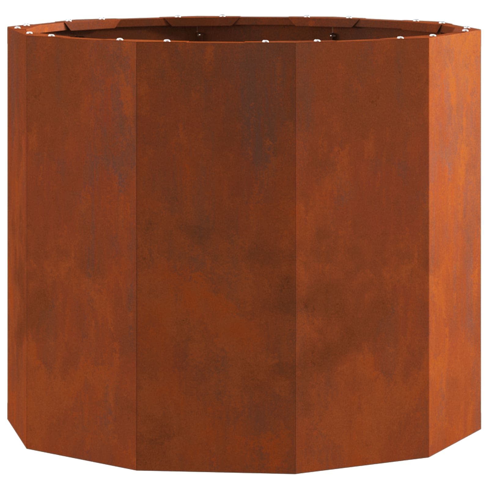 Vidaxl jardinière rouillé 60 x 60 x 50 cm acier corten