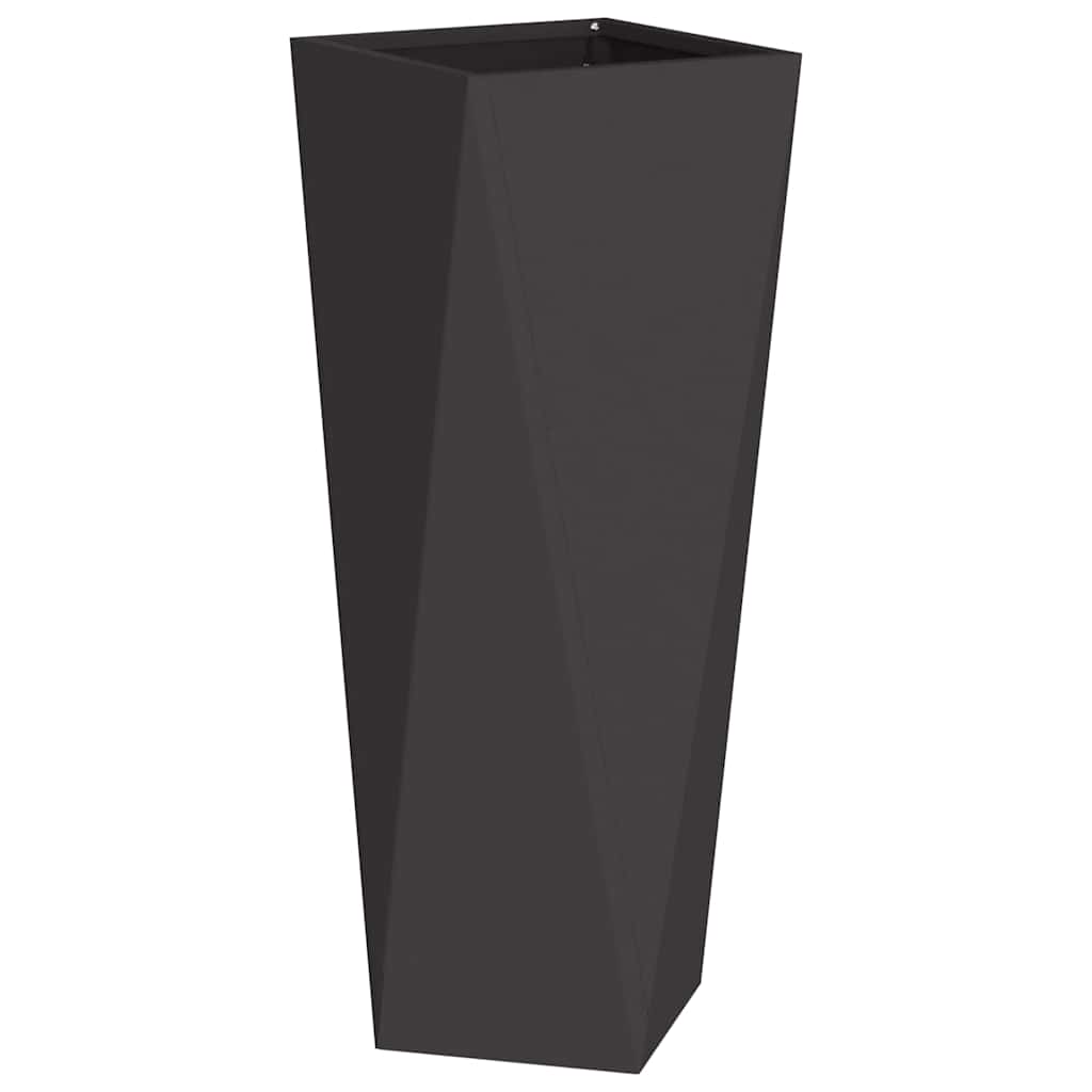 Vidaxx jardinière noir 30 x 30 x 75 cm acier