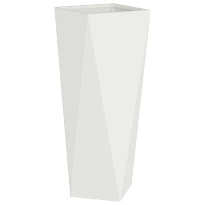 Vidaxx jardinière blanc 30 x 30 x 75 cm acier