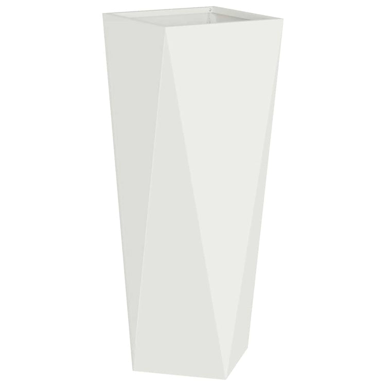 Vidaxx jardinière blanc 30 x 30 x 75 cm acier