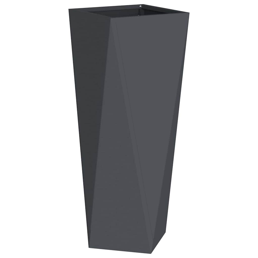 Vidaxx jardinière anthracite 30 x 30 x 75 cm acier