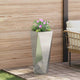 Vidaxx jardinière argent 30 x 30 x 75 cm en acier galvanisé