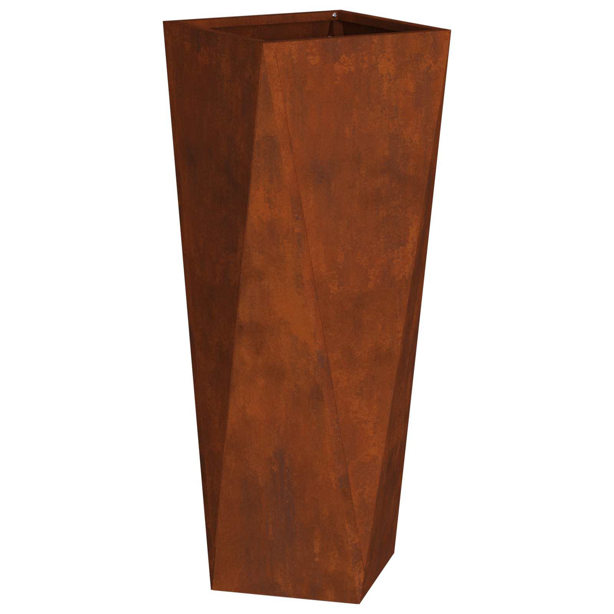 Vidaxl jardinière rouillé 30 x 30 x 75 cm acier corten