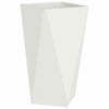 Vidaxx jardinière blanc 40 x 40 x 75 cm acier