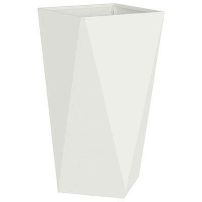 Vidaxx jardinière blanc 40 x 40 x 75 cm acier