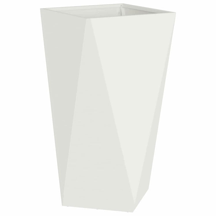 Vidaxx jardinière blanc 40 x 40 x 75 cm acier