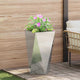 Vidaxx jardinière argent 40 x 40 x 75 cm en acier galvanisé
