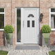 Vidaxx jardinière 2 pcs argent 40 x 40 x 75 cm acier galvanisé