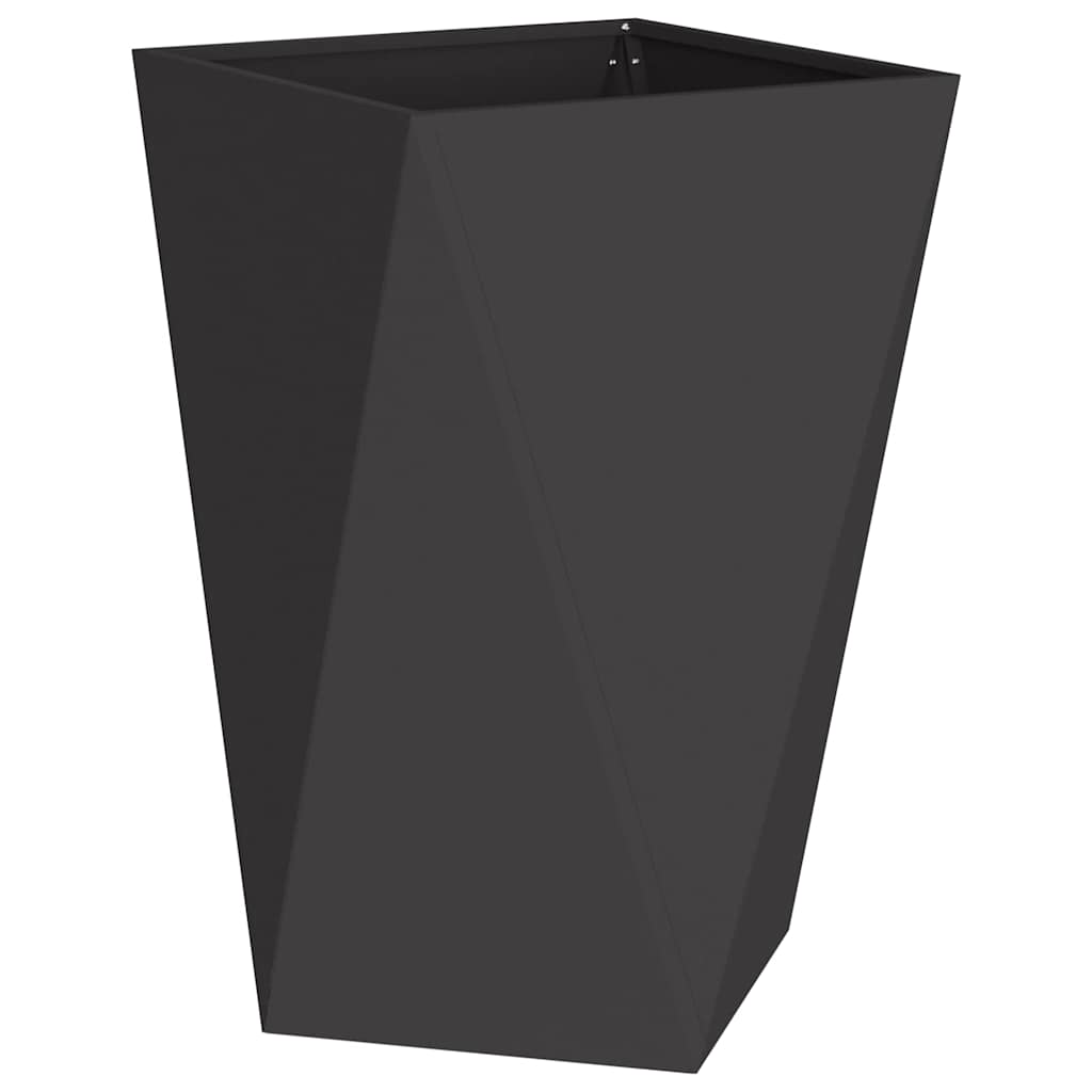 Vidaxx jardinière noir 50 x 50 x 75 cm acier