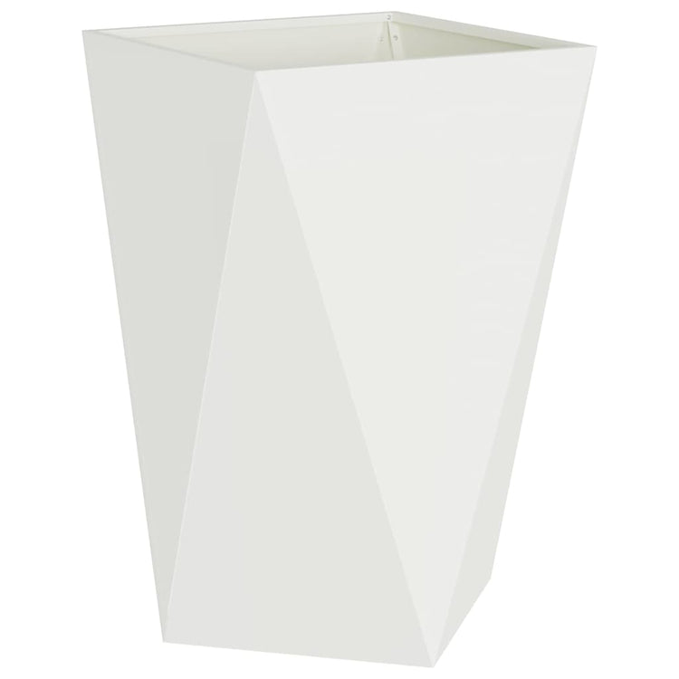 Vidaxx jardinière blanc 50 x 50 x 75 cm acier