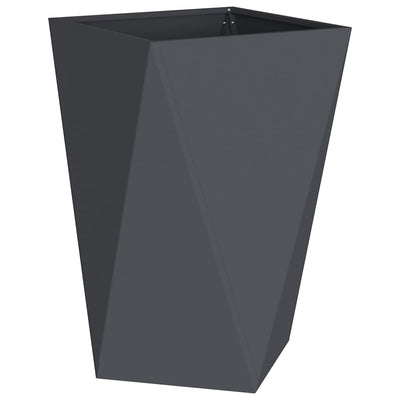 Vidaxl jardinière anthracite 50 x 50 x 75 cm acier