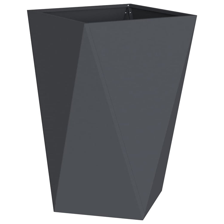 Vidaxl jardinière anthracite 50 x 50 x 75 cm acier