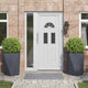 Vidaxl jardinière 2 pcs anthracite 50 x 50 x 75 cm acier
