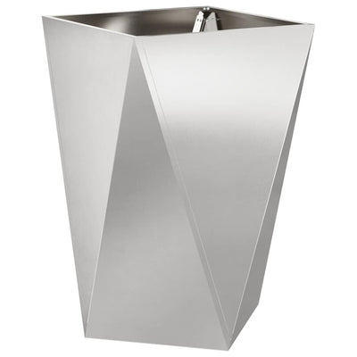 Vidaxx jardinière argent 50 x 50 x 75 cm acier inoxydable