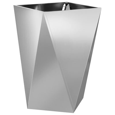 Vidaxx jardinière argent 50 x 50 x 75 cm en acier galvanisé