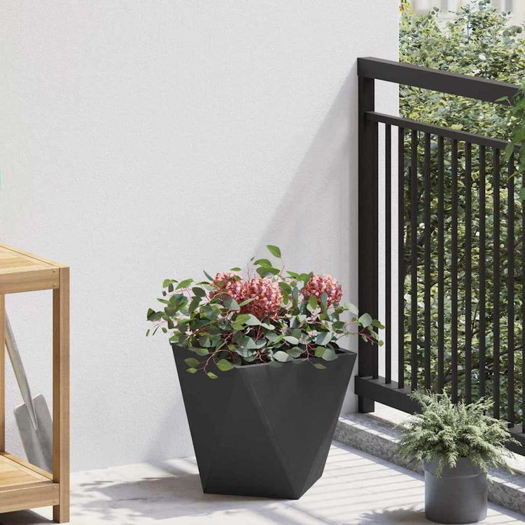 Vidaxx jardinière noir 30 x 30 x 30 cm acier