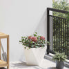 Vidaxx jardinière blanc 30 x 30 x 30 cm acier