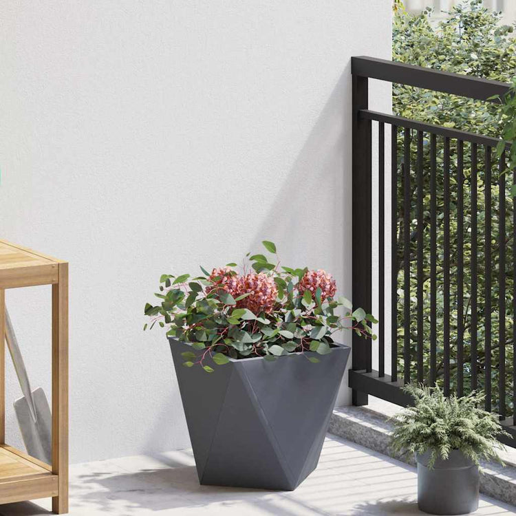 VidaXL jardinière anthracite 30 x 30 x 30 cm acier