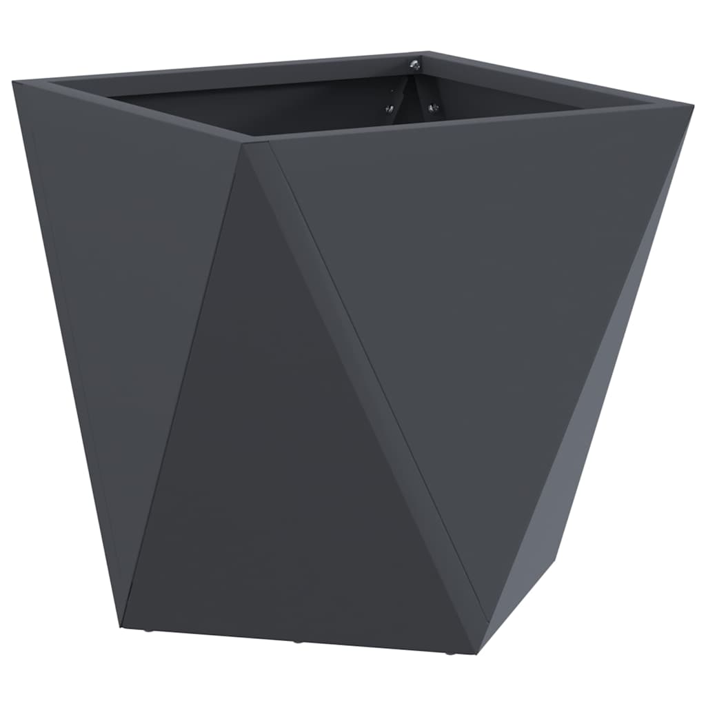 VidaXL jardinière anthracite 30 x 30 x 30 cm acier