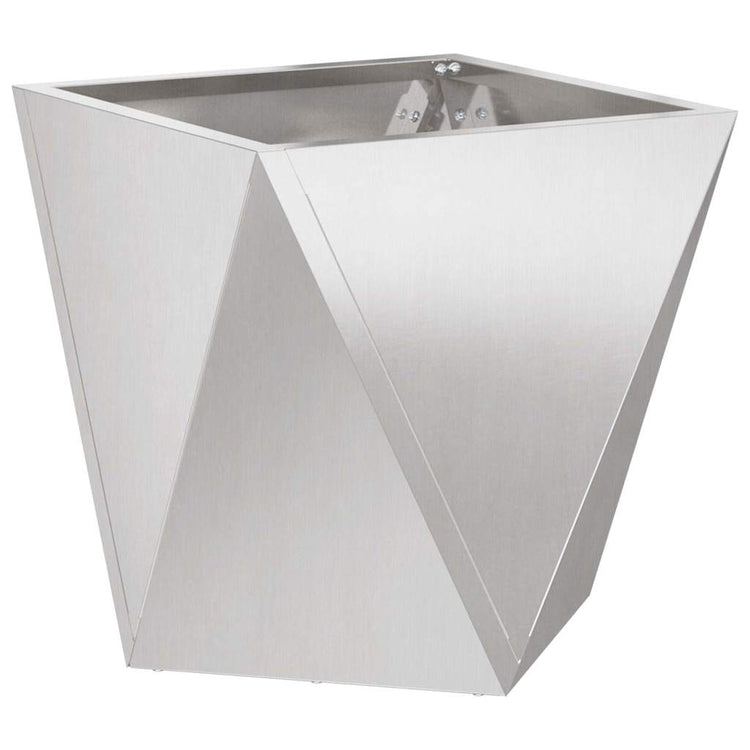 Vidaxx jardinière argent 30 x 30 x 30 cm en acier inoxydable