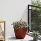 Vidaxl jardinière rouillée 30 x 30 x 30 cm acier corten