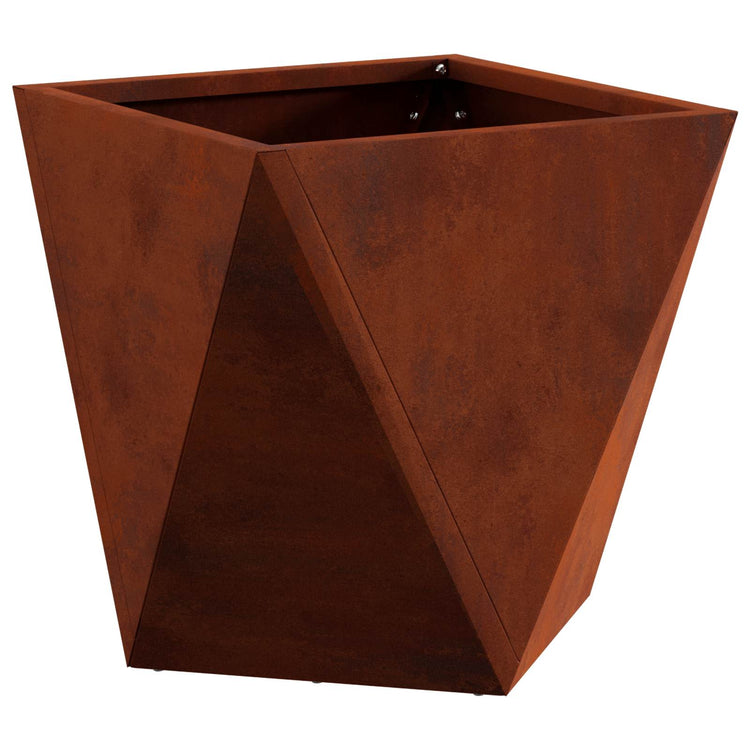 Vidaxl jardinière rouillée 30 x 30 x 30 cm acier corten