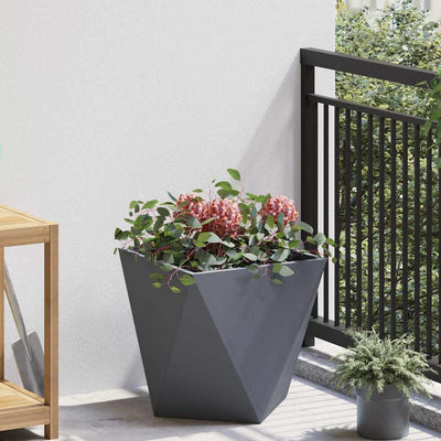 Vidaxl jardinière anthracite 40 x 40 x 40 cm acier