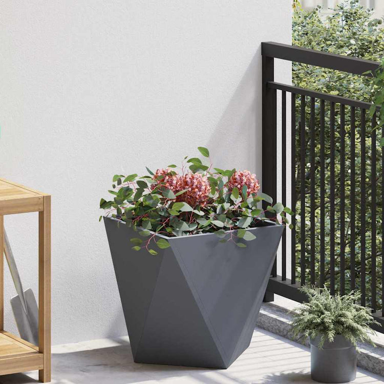 Vidaxl jardinière anthracite 40 x 40 x 40 cm acier