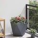 Vidaxl jardinière anthracite 40 x 40 x 40 cm acier