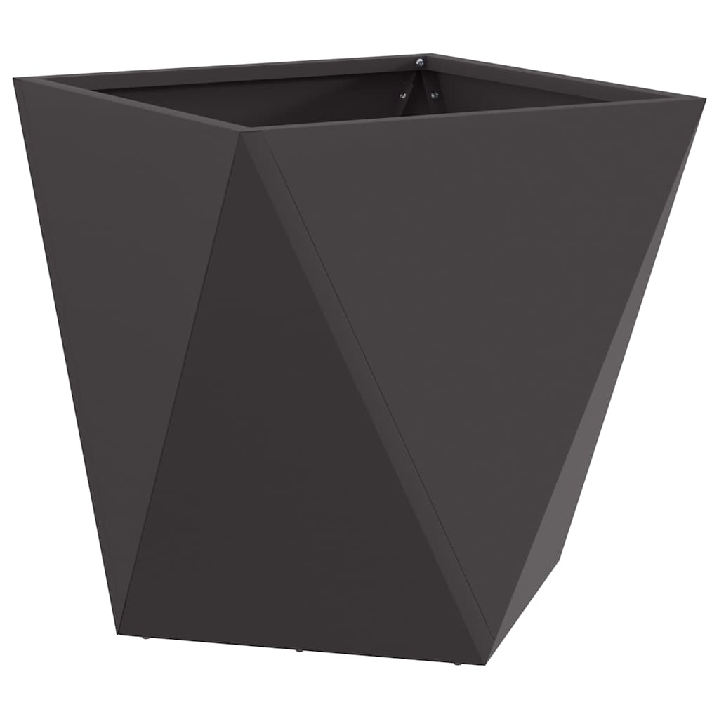Vidaxx jardinière noir 50 x 50 x 50 cm acier